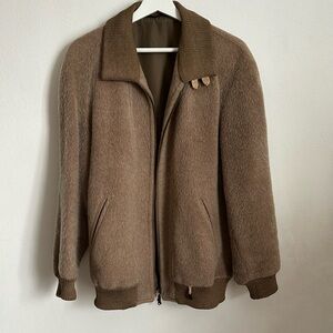 Australian Westbury Llama Fur Bomber jacket